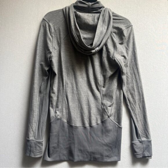 Lululemon Athletica dance studio hooded full zip jacket Sz 8 - Picture 2 of 13